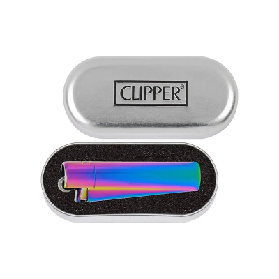 Mechero Clipper Metal Rainbow